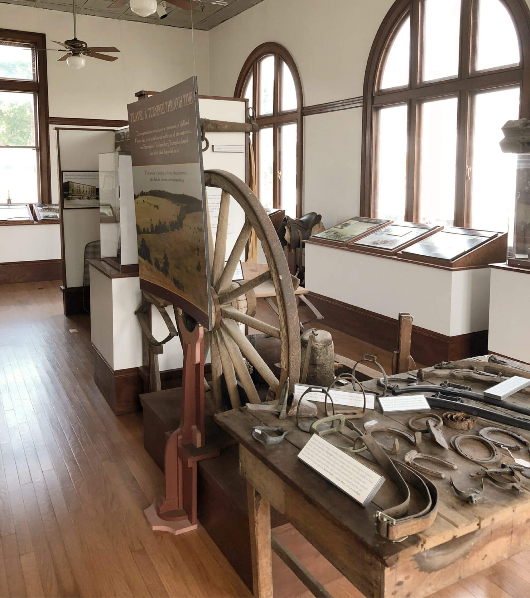 Wagon Wheel in the Turnpike Exhibit
